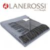 Lanerossi Plaid in misto cashmere con frange di LANEROSSI Art. SAVOIA Var. 02 AZZURRO - cm