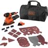 Black & Decker BLACK+DECKER BEW200LSA-QS Multilevigatrice 4in1 200W con 21 accessori in Softbag