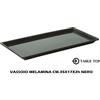 Table Top Vassoio Melamina Rett.Re cm 35x17x2h Nero Table Top TA1006B