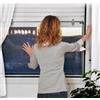 TANIASHOP Zanzariera UP per Tapparelle Plissettata Cassonetto Alluminio 100X160cm Bianca