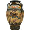 Fatto a mano Vaso a tre manici per delfini minoici - ceramica greca antica fatta a mano