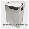 Fatto a mano Abbattitore Fumi Ad Acqua Rettangolare Stufe Pellet Legna Filtro TRILATERALE