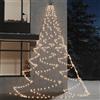 vidaXL Albero da Parete con Gancio Metallico 720 LED Bianco Freddo 5 m Natale vidaXL