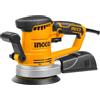 INGCO Levigatrice Rotorbitale 450W 150MM 5 Fogli Carta Abrasiva Cavo Elettrico