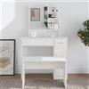 vidaXL Toeletta con Specchio Tavolo da Trucco 86,5x35x136 cm Colori Diversi vidaXL