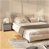 vidaXL 1/2x Mobili di Comodini in Truciolato 45x34x44,5 cm Colori Diversi vidaXL