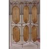 Separè Paravento In Ferro Battuto E Rattan cm 135x175 Miglior Prezzo