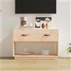 vidaXL Mobile Porta TV in Legno Massello di Pino 90x40x60 cm Colori Diversi vidaXL