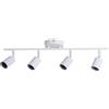 RobertAgor Driwei APPLIQUE 4 FARETTI SOFFITTO SOSPENSIONE PLAFFONIERA ORIENTABILI GU10 LED BIANCO*