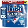 Quantum Infinity Shine Pastiglie Lavastoviglie, 120 Capsule Lavastoviglie, Deter