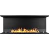 DIVINA FIRE Camino Bioetanolo Trifacciale 120X45 Trevi 120 Elegante E Moderno