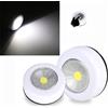 DRIWEI LUCE LED A BATTERIA AAA FARETTO CON ADESIVO STICK ARMADIO OFFICINA BIANCO CASA