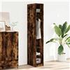 vidaXL Armadio Rovere Fumo 30x50x200 cm in Legno Multistrato vidaXL