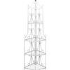 vidaXL Scaffale per Piante Porta Piante ad Angolo Bianco Portavaso Fioriera vidaXL