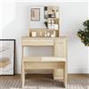 vidaXL Toeletta con Specchio Tavolo da Trucco 86,5x35x136 cm Colori Diversi vidaXL