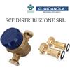 GIOANOLA CONTATORE ACQUA FREDDA GIOANOLA OTTONE 1 " 1/4 QUADRANTE ASCIUTTO CON RACCORDI