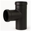 FORTUNATO Raccordo T Scarico Fumi Stufa Pellet 90° Diametro 80 mm Spessore 1,2 mm