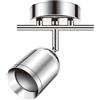 RobertAgor Driwei APPLIQUE FARETTO SOFFITTO 6.5*9.5CM PLAFFONIERA ORIENTABILI GU10 LED CROMATO