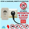 FLASH KOOPER ULTRASUONI STOP INSETTI RODITORI zanzare topi zecche mosche insetticida ragni