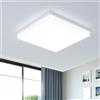 Does not apply Plafoniera Led Soffitto Quadrata 48W Moderni Luce 6500K 4800LM IP44 Lampada per