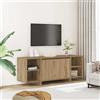 vidaXL Mobile Porta TV Comodino in Truciolato 130x35x50 cm Colori Diversi vidaXL