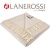 Lanerossi Plaid puro cashmere con frange di LANEROSSI Art. MANON variante GRIGIO - cm 130x