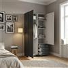 Tvilum Armadio Guardaroba 2 ante battenti 98x50x200 cm Grigio