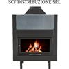 CTL TERMOCAMINO CTL MODELLO LG 28 KW A LEGNA NERO