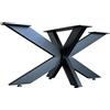 Bc-elec SUPPORTO DA TAVOLO SPIDER ACCIAIO NERO 98x58x43 TELAIO DA TAVOLO GAMBA PER MO...