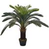 vidaXL Palma Cycas Artificiale con Vaso Verde 125 cm Pianta Finta per Interni vidaXL