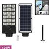 SC0 FARO LAMPIONE STRADALE PANNELLO SOLARE 400W CON STAFFA TELECOMANDO 12474