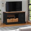 vidaXL Mobile Porta TV HALDEN con Anta Scorrevole Bianco 110x40x60 cm vidaXL