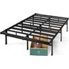 Zinus Justin Rete Matrimoniale 160x190 cm Struttura Letto con Doghe in Metallo