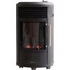Qlima GH8034 Stufa a Gas Gpl Da Interno 3,4 KW Effetto Camino Classe A