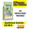 Oasy Dog Adult Light In Fat - Pollo 3 kg per cani in sovrappeso o sterilizzati