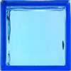 BORMIOLI ROCCO Vetromattone Effetto Ondulato Blu Diffusione Luminosa Naturale 190x190x80 mm