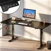 Shally Dogan Scrivania Elettrica Regolabile Altezza 160x75x72-117cm Nero Console di Comando