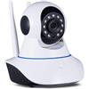 Telecamera Wireless Ipcam Wifi Ad Infrarossi Motorizzata Lan Hd 720P Led Lr, 1 P