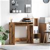 vidaXL Scrivania con cassetto con lo scaffale Legno ingegnerizzato per Laptop vidaXL