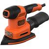 Black & Decker BLACK+DECKER BEW200-QS Levigatrice Mouse Multifunzione Multilevigatrice 4 in 1,