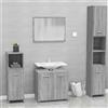 vidaXL Mobili Bagno Set Bianco in Multistrato Mobiletti Scaffali Armadietti vidaXL