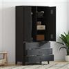 vidaXL Mobile di Armadio Industriale in Metallo 90x50x180 cm Scheradrio Colori Diversi