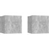 vidaXL 1/2 pz Comodino Rovere Sonoma 30,5x30x30 cm Truciolato Colori Diversi vidaXL