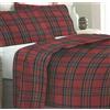 Mont Blanc LENZUOLA completo FLANELLA TARTAN SCOZZESE Matrimoniale MADE IN ITALY