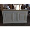 CREDENZA CLASSICA DISPENSA SOGGIORNO PANNA E PROFILI IN OCRA VARI COLORI