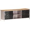 vidaXL Mobile Porta TV 120x30x40 cm in Legno di Mango Grezzo vidaXL