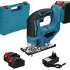 ToolTech Sega Seghetto alternativo 800W doppia batteria 4.0A valigetta taglio legno ferro