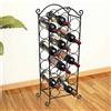 vidaXL Portabottiglie di Vino in Metallo per 21 Bottiglie Portavini Cantinetta vidaXL
