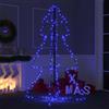 vidaXL Albero di Natale a Cono 240 LED Interni/Esterni Misure/Colori Diversi vidaXL