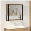 vidaXL Bathroom Mirror Cabinet, Bathroom Mirror Cabinets, Mobile Specchio Da Bagno vida
